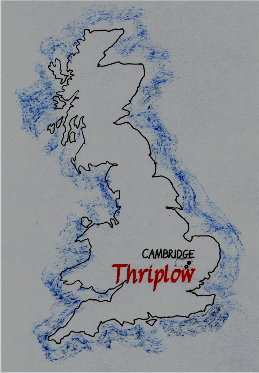 The village of Thriplow is about 6 miles south of Cambridge, England.